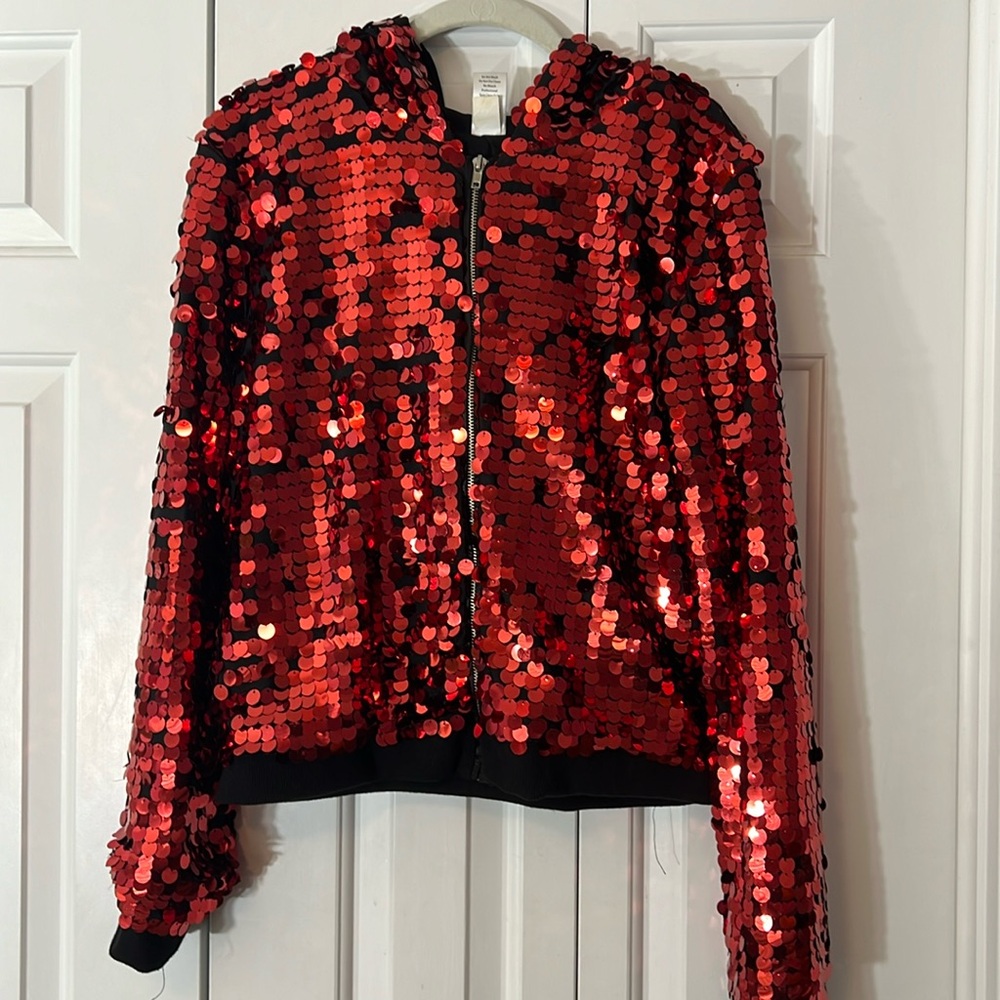 Urban Groove Sequin Slouchy Hoodie